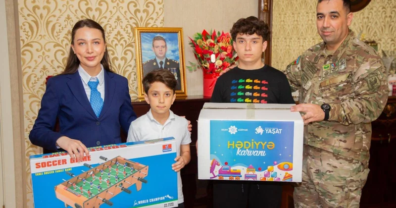Фонд YAŞAT реализует проект Караван подарков