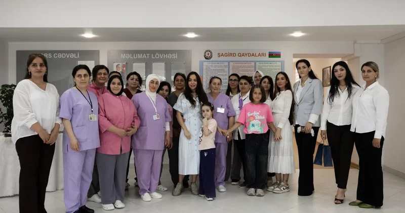 Leyla və Arzu Əliyevalar Lənkəranda uşaq evini ziyarət ediblər FOTO