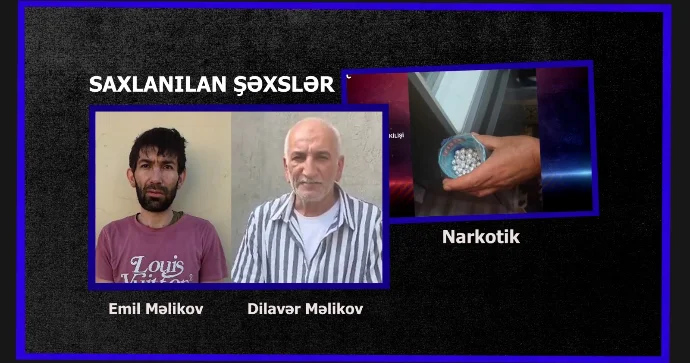Narkotik maddələr satan ata və oğlu ifşa edildi FOTO VİDEO