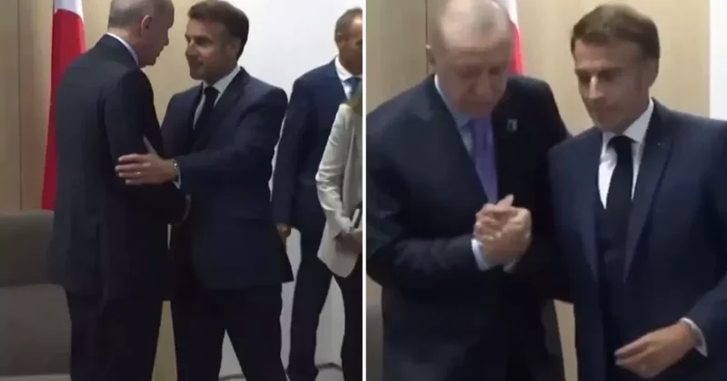 Ərdoğan bir hərəkətlə Makronu məğlub etdi VİDEO