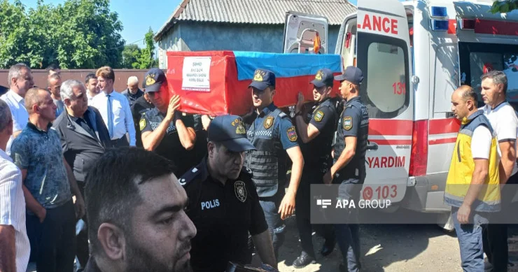 Daşkəsəndə həlak olan gizir dəfn edildi