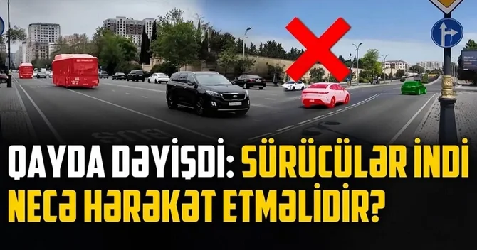 Bakıda küçələrdən birində hərəkət qaydası dəyişdi Problem həll olundu?