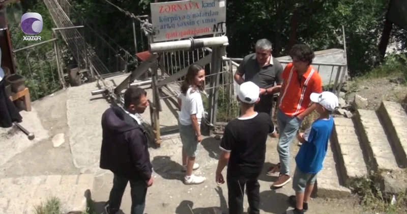 İsmayıllıda məşhur asma körpüdən keçid pulludur? Rəsmi açıqlama VİDEO