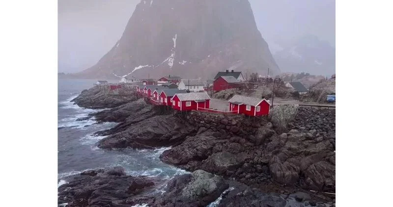 Лофотенские острова в Норвегии ВИДЕО