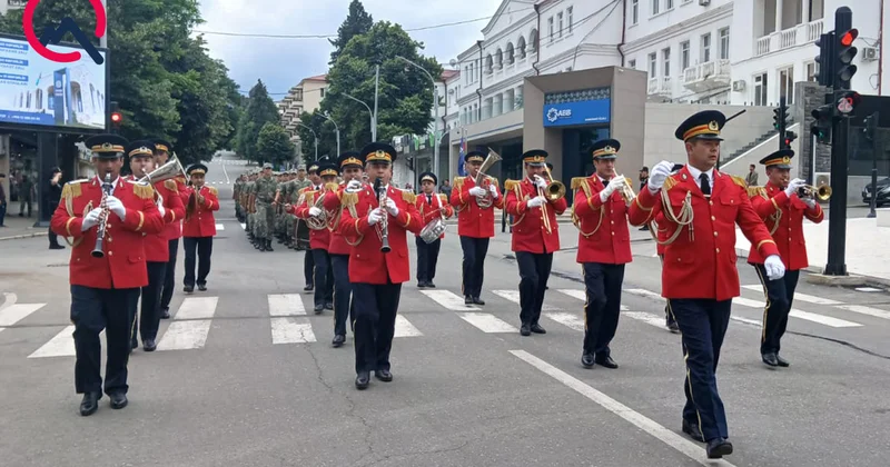 Xankəndidəki hərbi yürüşdən Fotolar