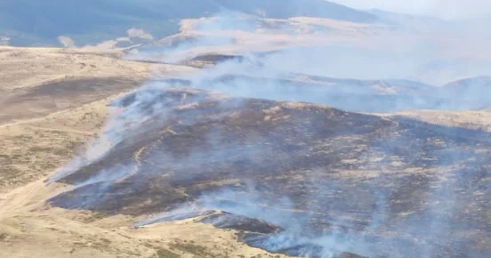 Ağdərədə yanğın: 620 nəfər şəxsi heyət, 51 texnika, 4 helikopter...