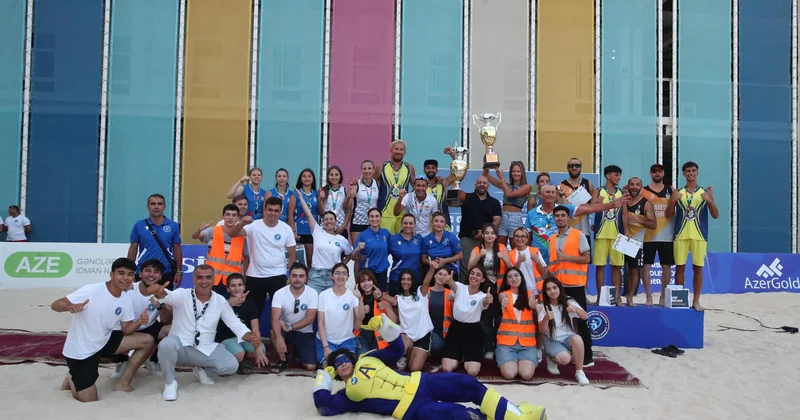 Çimərlik voleybolu üzrə Azərbaycan çempionatının mükafatçıları müəyyənləşib