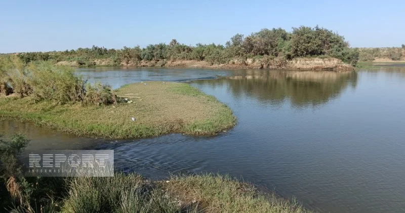 Уровень воды в реке Араз снизился на один метр