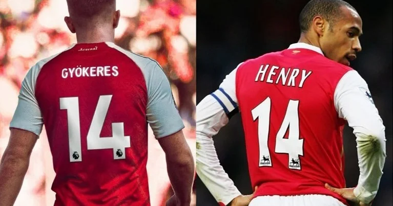 Arsenal ın yeni transferi Viktor Gyökereş 14 nömrəli formanı geyinəcək