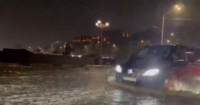 İrəvan selə qərq oldu VİDEO KONKRET