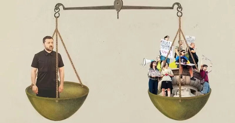 Zelenski tərəfdarlarının etimadını itirir Alman mətbuatı