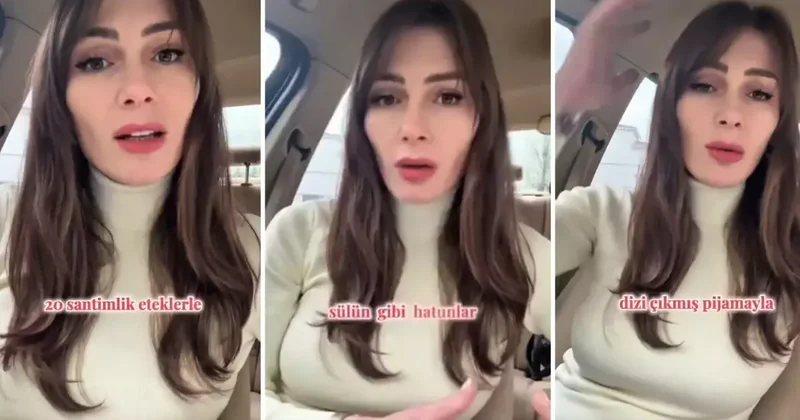 Ərin 20 santimetrlik ətək geyinmiş qadınların arasından gəlir, onu qarşılayanda... VİDEO
