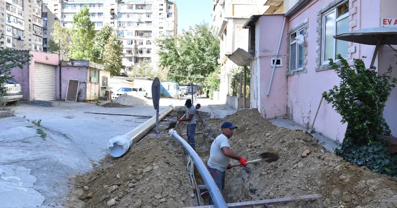 Yasamalda su təchizatının yaxşılaşdırılması istiqamətində işlər davam edir