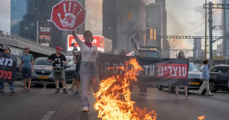 По всему Израилю проходят массовые акции протеста