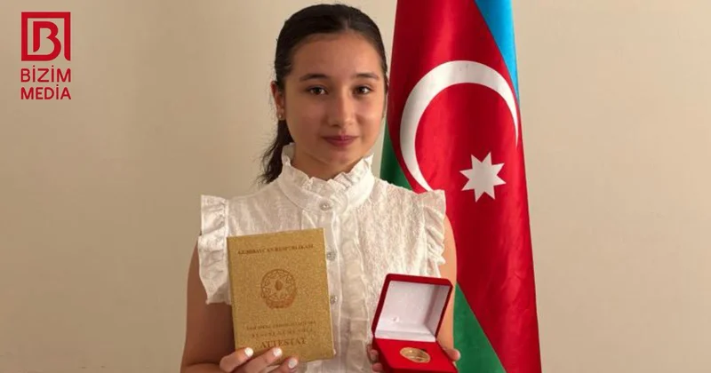 “Oxumaqdan başqa heç nə etmirdim” Məktəbi qızıl nişanla bitirən Məryəm