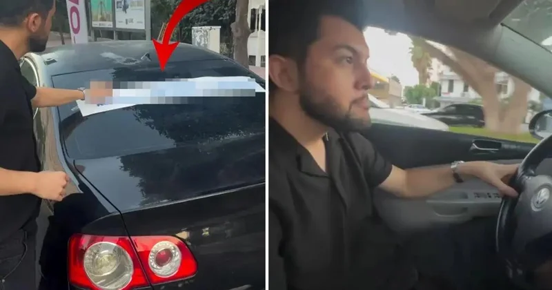 Boşanan kişinin avtomobilinə yazdığı sözlər gündəm oldu sürücülərdən bunu istədi FOTO