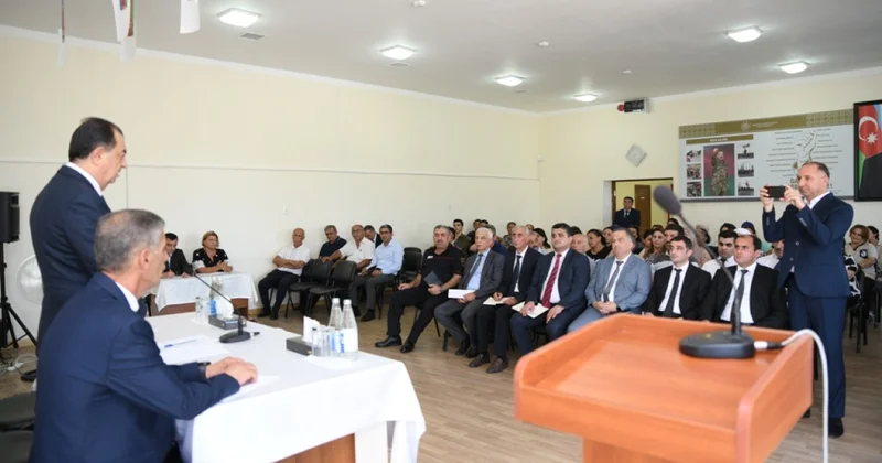 Taleh Qaraşov sakinlərin qayğı və problemlərini dinlədi FOTOLAR