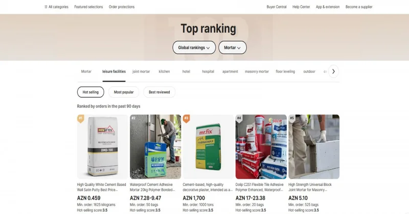 Azərbaycan məhsulları ilk dəfə dünyanın ən iri elektron ticarət platformalarında top üçlükdə yer alıb