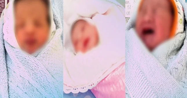 Bir gündə üç uşaq ambulansda doğuldu Fotolar