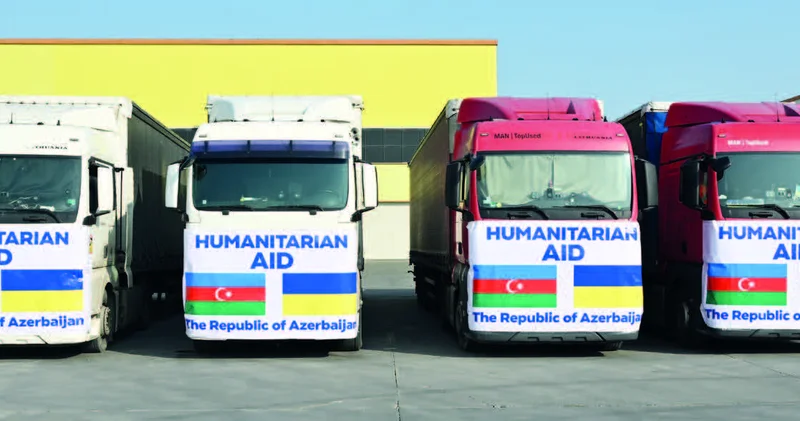 Azərbaycanın Ukraynaya göstərdiyi humanitar yardımların ümumi həcmi