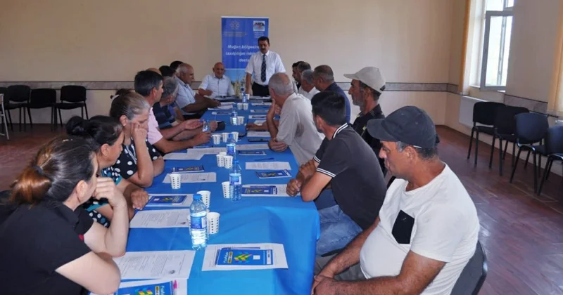 “Muğan Düzü” Sosial İnkişaf İctimai Birliyi layihə çərçivəsində Saatlıda seminar keçirib FOTOLAR