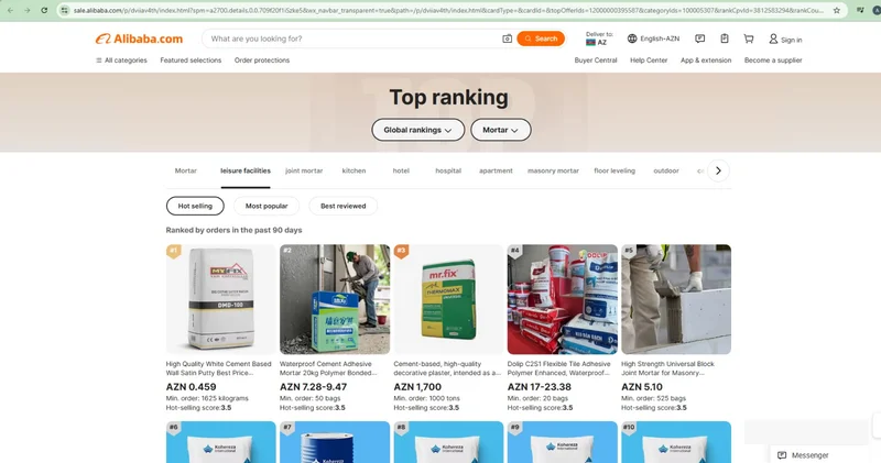 “Azexport” portalının dəstəyi ilə Azərbaycan məhsulları ilk dəfə “Alibaba”da top üçlükdə yer alıb