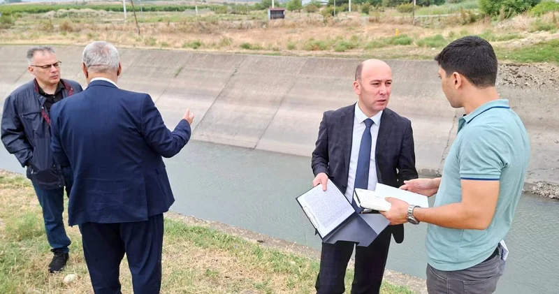 Qusarda su infrastrukturlarına yerində baxış keçirildi FOTO