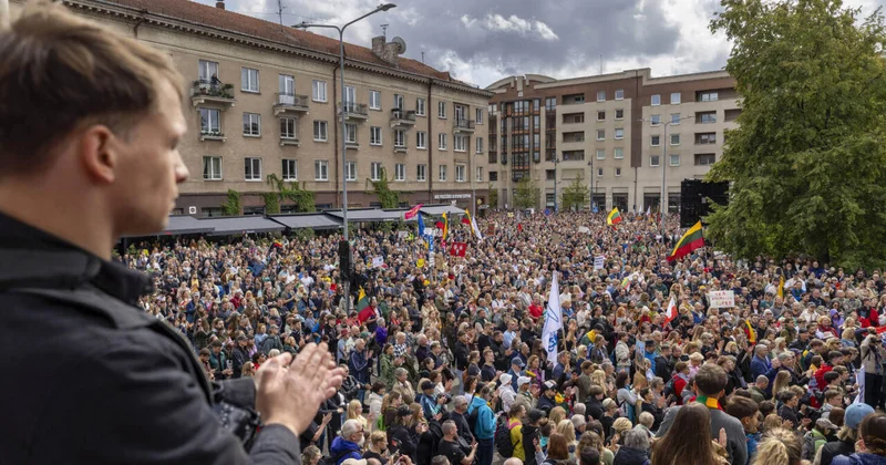В Литве начались массовые протесты