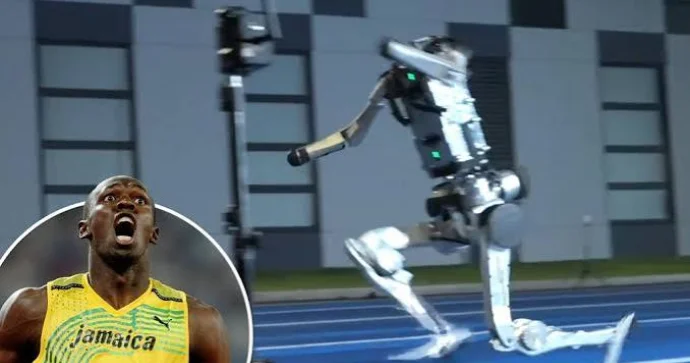 Robot insandan sürətli qaçır, amma tormozlaya bilmir VİDEO