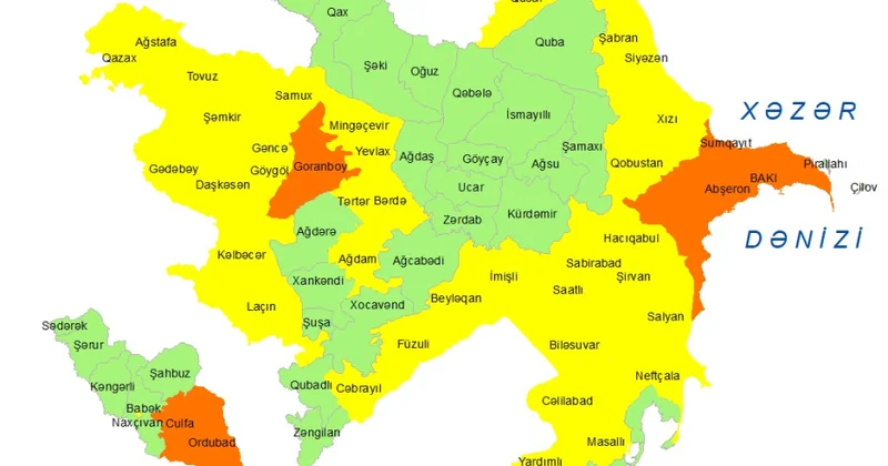 Küləkli hava şəraiti ilə bağlı sarı və narıncı xəbərdarlıq verilib