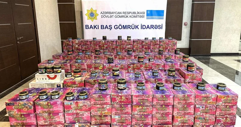 В Баку изъята крупная партия немаркированного табака для кальяна