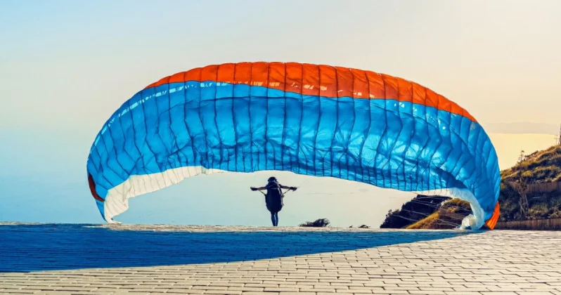Fethiye: Həyəcanlı yamac paraşütü... FOTOLAR