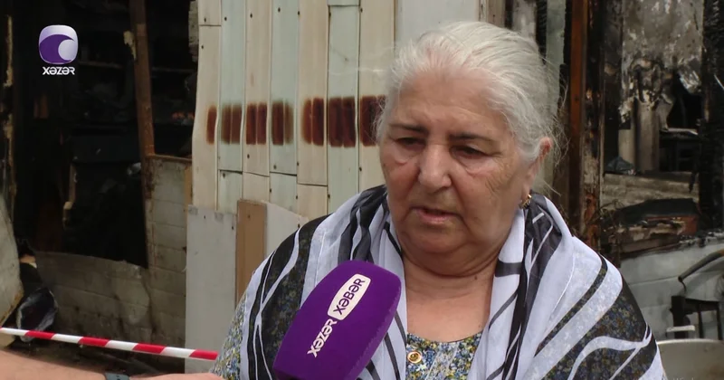 “Pullar və bank kartlarının hamısı yandı” Ev sahibi yanğından DANIŞDI