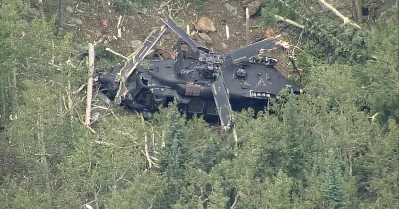 Black Hawk армии США потерпел крушение в Колорадо