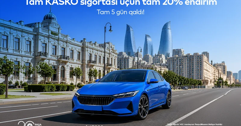 KASKO sığortasını endirimlə almaq üçün 5 gün qaldı