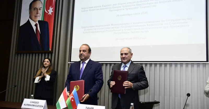 Azərbaycanla Tacikistan statistika sahəsində əməkdaşlıq edəcək