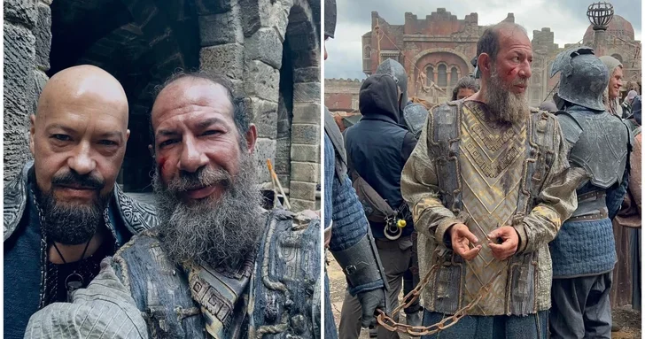 Кямран Агабалаев поделился фото с Бондарчуком и видео со съемок Трудно быть богом