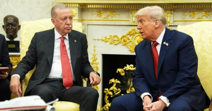 Ərdoğan Trampla məhsuldar görüş keçirib VİDEO