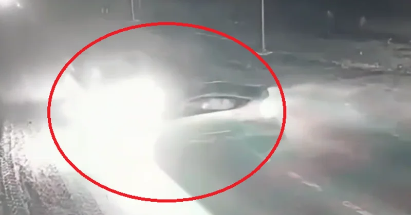 Qayda pozan Prius ağır qəza törətdi ANBAAN VİDEO