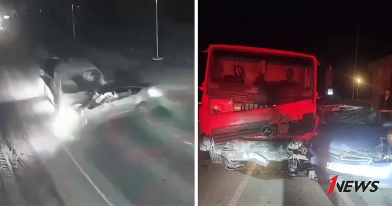 Тяжелое ДТП в Сабирабаде: Легковушка выехала под грузовик ВИДЕО