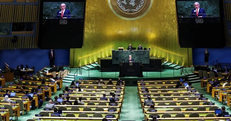 BMT Baş Assambleyasında Netanyahuya etiraz