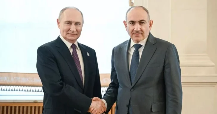 Путин встретился с Пашиняном в Кремле