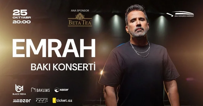 Emrah Bakıda möhtəşəm konsert proqramı ilə çıxış edəcək