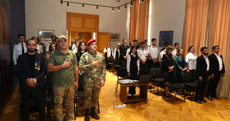 Dövlət Teatr Muzeyində tədbir “Vətən uğrunda ölənlər ölümündən doğular!”