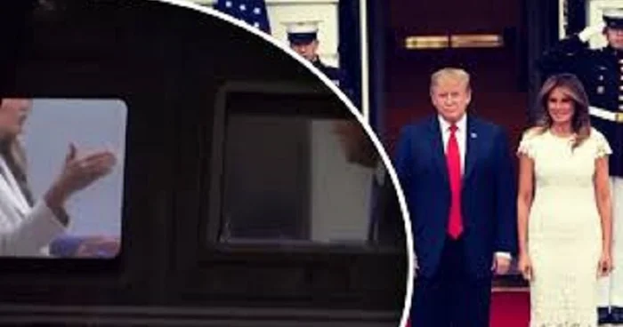 Donald və Melani Trampların mübahisəsi VİDEO