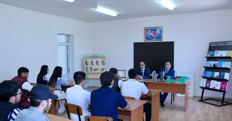 Gəncə Cihazqayırma Zavodunda ATU nun kafedra filialı fəaliyyətə başlayıb FOTOLAR
