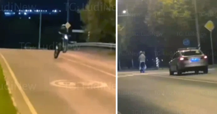 Qıza xoş gəlsin deyə sürəti artıran motosikletçi qəzaya düşdü; hər ikisi öldü VİDEO