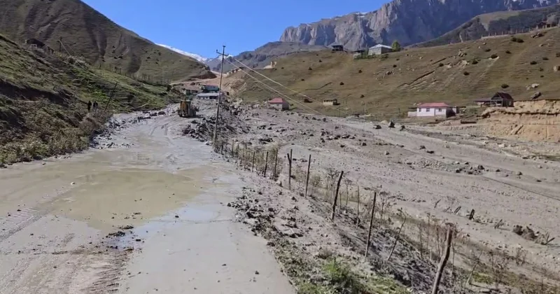 Ləzədə palçıq seli ilə bağlı SON VƏZİYYƏT VİDEO