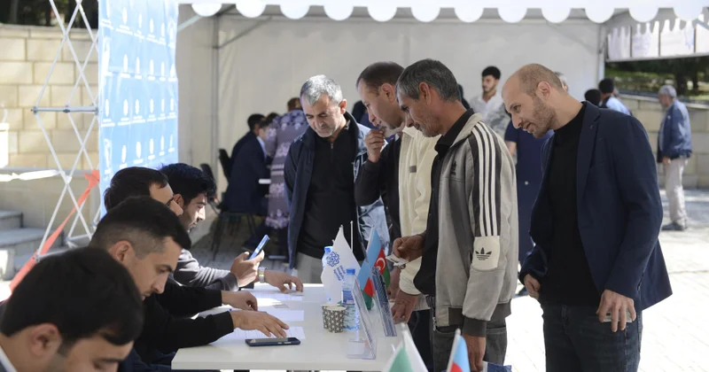 Şamaxıda Əmək Yarmarkası keçirilib