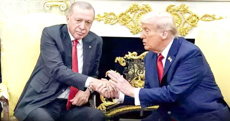 Tramp Ərdoğanla 2 saat 20 dəqiqə danışıq aparıb